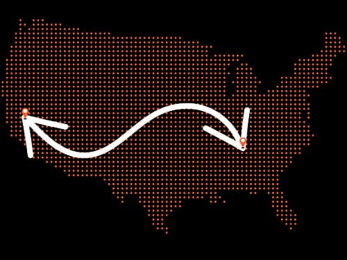 California to Tennessee Auto Transport