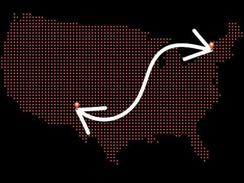 New Mexico to New York Auto Transport