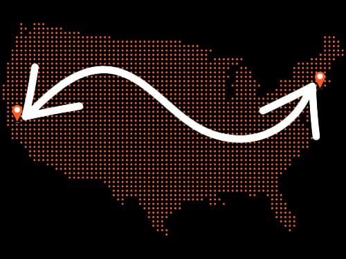 Connecticut to California Auto Transport