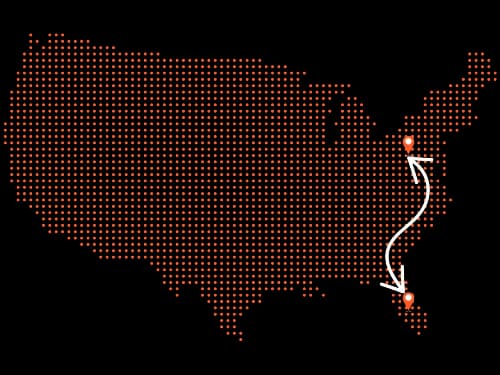 Pennsylvania to Florida Auto Transport