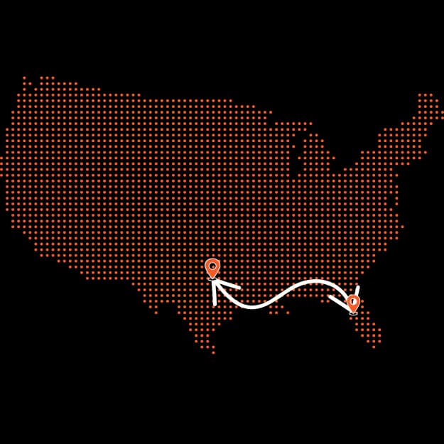 Florida to Texas Auto Transport
