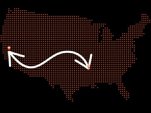 California to Arkansas Auto Transport