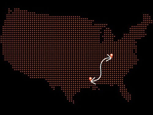 Kentucky to Louisiana Auto Transport