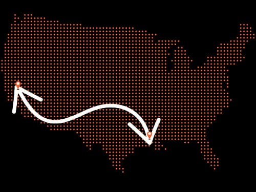 Louisiana to California Auto Transport