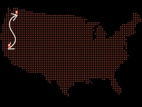 California to Washington Auto Transport