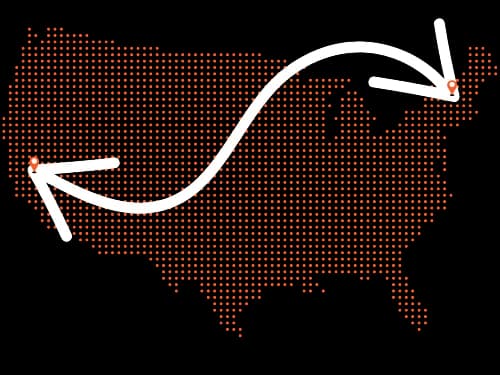 California to Vermont Auto Transport