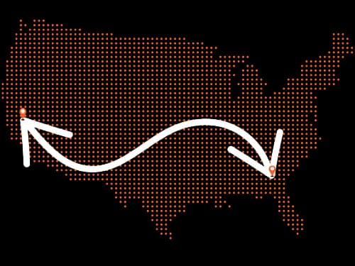 Atlanta to Los Angeles Auto Transport