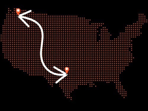 Austin to Seattle Auto Transport